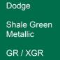 Preview: Dodge, Shale Green Metallic, GR / XGR.